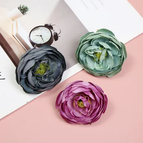 Künstliche Seidenrosen Blütenköpfe DIY Handwerk Falsche Blumen Für Haus Hochzeit Party Dekoration Fotografie Requisiten