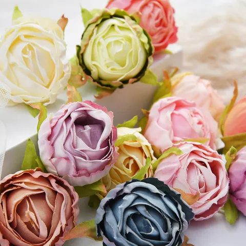 Künstliche Dahlien Blöcke Seide Falsche Blumen Für Heimdekoration DIY Hochzeit Party Blumenarrangement Raumdekoration