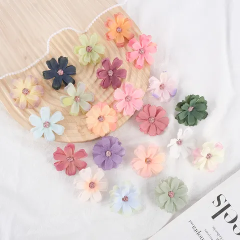 Künstliche Seidenblumen Köpfe DIY Mehrschichtige Sechs-Blütenblatt Künstliche Blumen Hochzeit Heim Party Fotografie Dekoration Handwerksbedarf