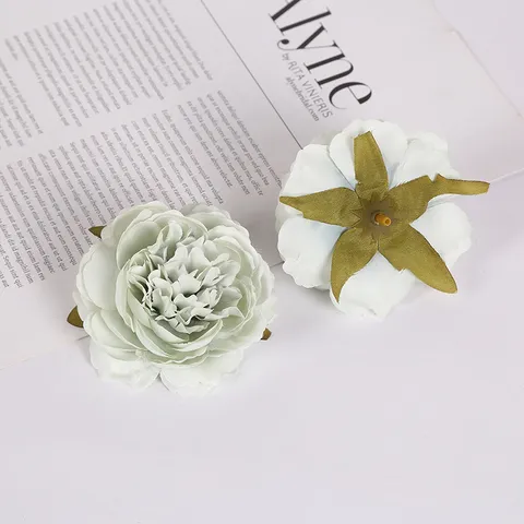 Simulation Pfingstrose Rosen Blumenköpfe Seide Künstliche Blumen Für Hochzeit Party DIY Kreative Kopfbedeckung Zuhause Hotel Dekor