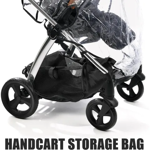 Universal Stroller Bottom Storage Bag Oxford Cloth Multifunctional Hanging Baby Mesh Pocket Organizer For Baby Stroller Travel