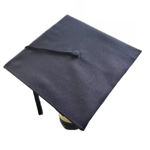 2024 Birrete de Doctor Gorro Académico Con Borla Y Etiqueta De Año Sombrero Ajustable de Ceremonia de Graduación para Adultos
