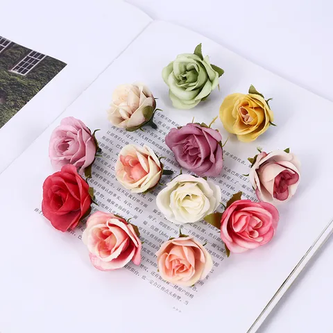 Künstliche Seidenrosen Blütenköpfe Falsche Blumen Für Hochzeit Party Heimdekoration Fotografie Requisiten Handwerk Blumen