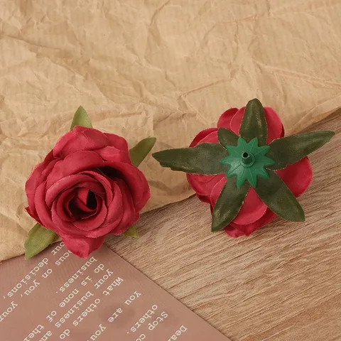 Künstliche Seidenrosen Blütenköpfe Europäischer Stil Falsche Rosen Für Heimdekoration Hochzeit Party Handwerk DIY Blumenarrangements
