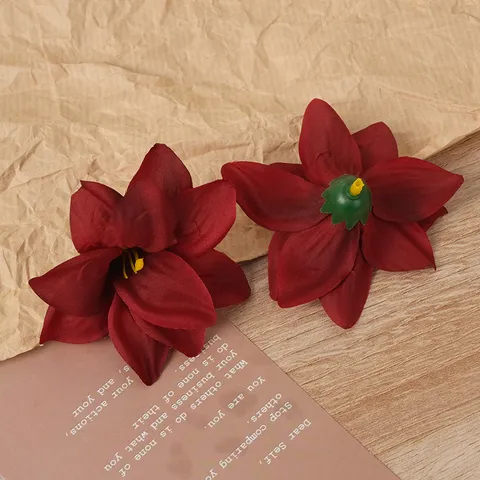 Künstliche Seiden Lilie Blumen Köpfe DIY Handwerk Blumen Für Hochzeit Party Fotografie Requisiten Heimdekoration