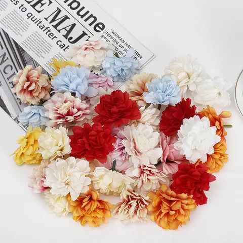 Künstliche Blumenköpfe Seide Pflaumenblüte Blumen Für Hochzeit Party Heim Wohnzimmer Dekor Blumenarrangement