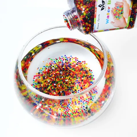 Bunte Wasserperlen Expansionskristallerde Gelperlen Ungiftiges Superabsorbierendes Polymer Vasenfüller Für Kinder Sensorisches Spiel Wohndekor