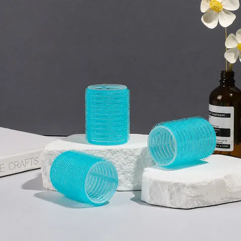 Bigoudis en Plastique Nylon Rouleaux de Cheveux Auto-Adhésifs Outils de Coiffure pour Frange
