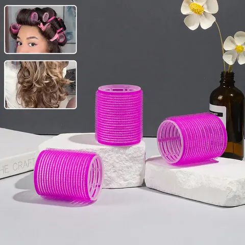 Plastic Nylon Magic Hair Rollers Self Grip Hair Curlers For Bangs And Hair Styling Daily Use Hair Care Tool