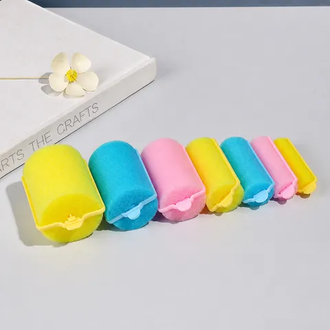 Heatless Hair Curlers Foam Sponge Soft Hair Rollers Wave Styling Tools DIY Hairdressing Curl Formers For Women