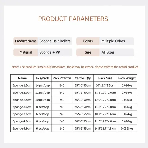 Heatless Hair Curlers Foam Sponge Soft Hair Rollers Wave Styling Tools DIY Hairdressing Curl Formers For Women