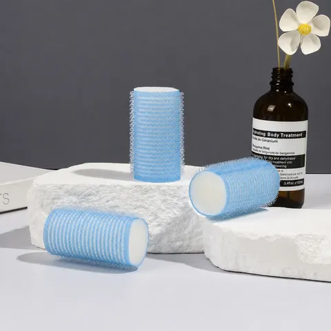 Bigoudis en Nylon et Éponge Boucleurs de Cheveux Auto-Adhésifs Rouleaux de Coiffure pour Frange Air Bangs Accessoires de Soin Capilaire