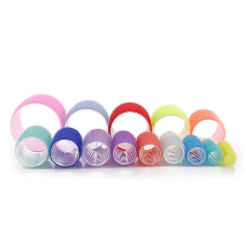 Nylon Hair Rollers Self Grip Hair Curlers Magic Hair Styling Rollers For Bangs Volumizing Hair Care Hairdressing Tools