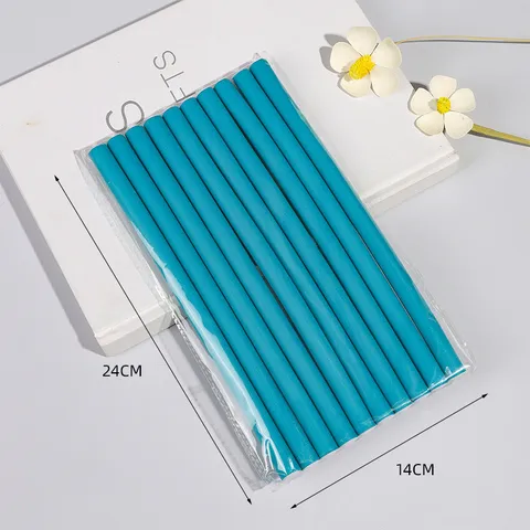 Professional Hair Cold Perm Spiral Rods Flexible Soft Curling Rods Rubber Foam Hair Rollers Barbershop Styling Tools