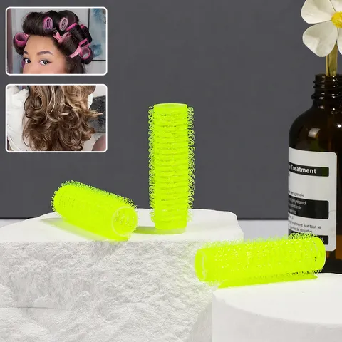 Nylon Hair Rollers Self Grip Hair Curlers Velcro Hair Styling Tools For Bangs Hairdressing Accessories