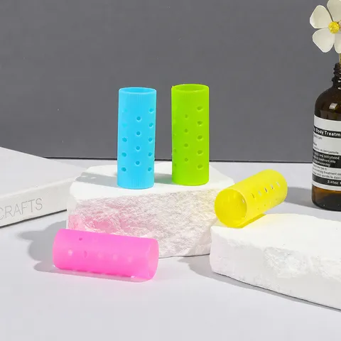 PP Plastic Hollow Hair Rollers Self Grip Hair Curlers With Pins For Bangs Styling Daily Hair Care Styling Tool