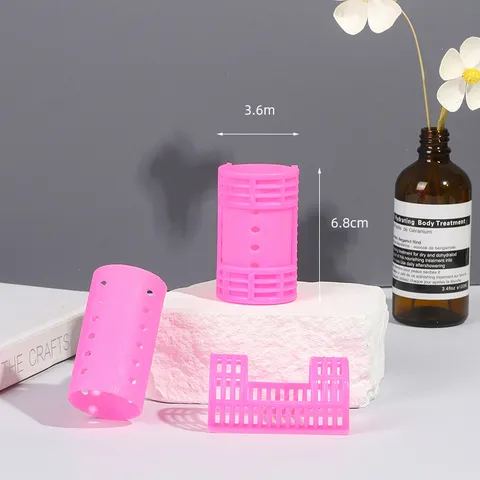 Plastic Hair Rollers Self Grip Hair Curlers Hollow Breathable Bangs Styling Tools For Women Daily Hair Care