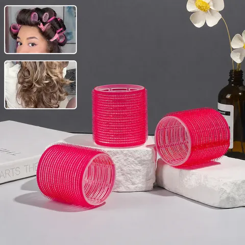 Nylon Hair Rollers Self Grip Hair Curlers Magic Hair Styling Rollers For Bangs Volumizing Hair Care Hairdressing Tools