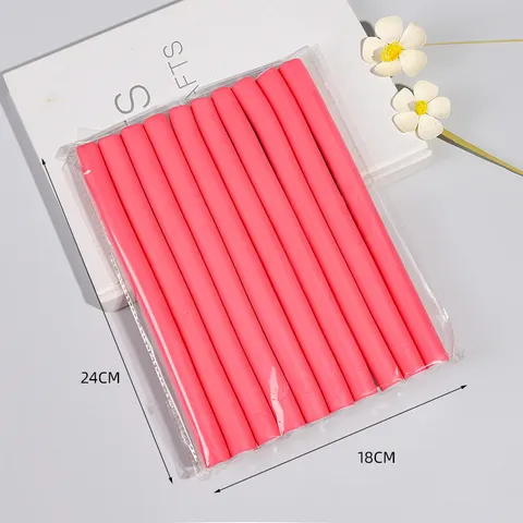 Flexible Foam Hair Rollers Soft Rubber Curling Strips Magic Wave Hair Curlers For Women DIY Hair Styling Tool