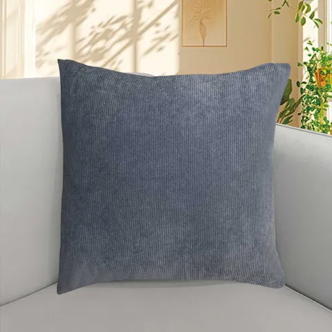 Modern Minimalist Corduroy Pillow Cover Fine Striped Cushion Cover For Sofa Living Room Bedroom Office