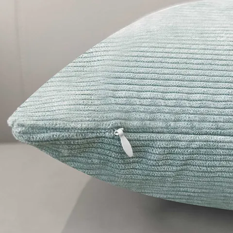 Modern Minimalist Corduroy Pillow Cover Fine Striped Cushion Cover For Sofa Living Room Bedroom Office