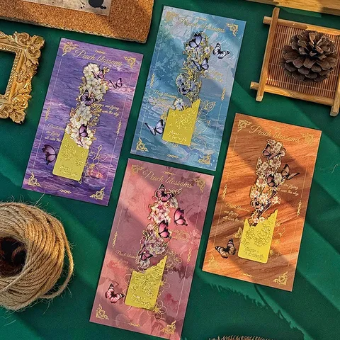 Segnalibro a Farfalla in Metallo Traforato Vintage Squisita Clip per Pagine Floreale Oro per Lettura Regalo Souvenir Culturale Creativo