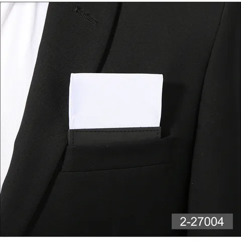 Pezzuola da Taschino per Uomo Tinta Unita Effetto Seta Fazzoletto Formale Affari Matrimonio Accessori per Abito
