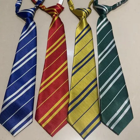 Striped JK DK Necktie College Style Students Uniform Necktie Zipper Lazy Necktie Fashion Accessories