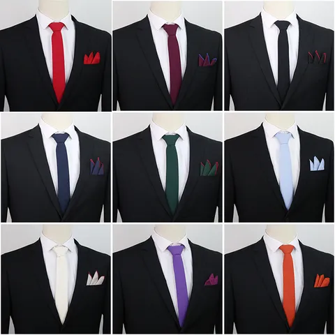 Cravatta in Lino Formale da Uomo in Tinta Unita Matrimonio Testimone Cravatta Classica Professionale Accessorio per Abito