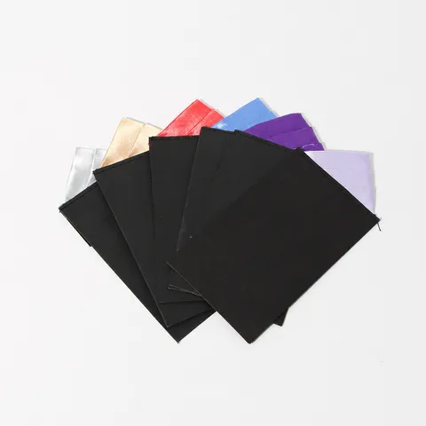 Men's Solid Color Polyester Pocket Square Business Suit Handkerchief Wedding Chest Pocket Square