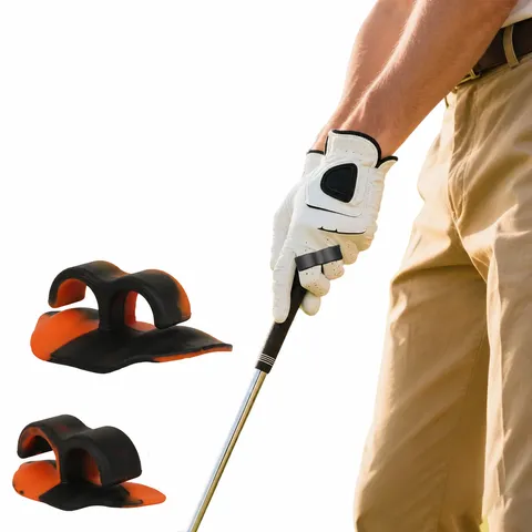 Ayuda de Entrenamiento de Agarre de Golf de Silicona Mango de Práctica Correctivo Ergonómico para Interior Exterior