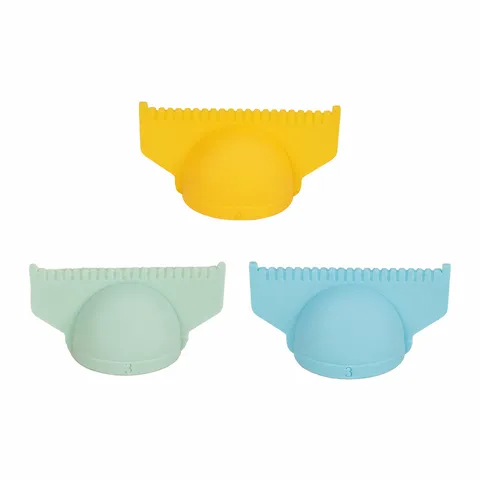 Regla de Plantilla de Costura de Silicona Herramienta de Acolchado Asistente de Dobladillo Herramienta de Bricolaje para Sastre de Ropa Amarillo Verde Azul