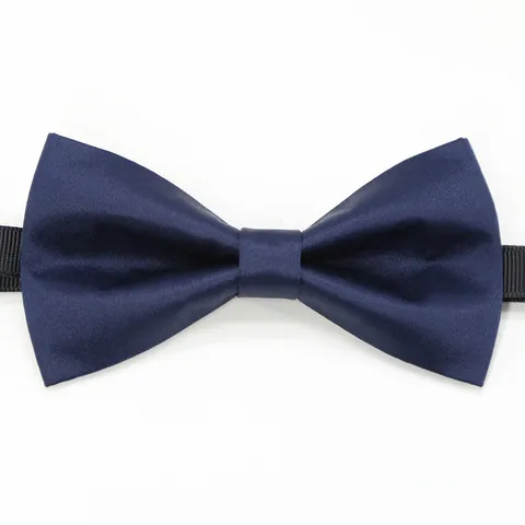 Farfallino Formale da Uomo Casual in Seta di Poliestere Tinta Unita Matrimonio Sposo Festa Abito Accessorio per Collo