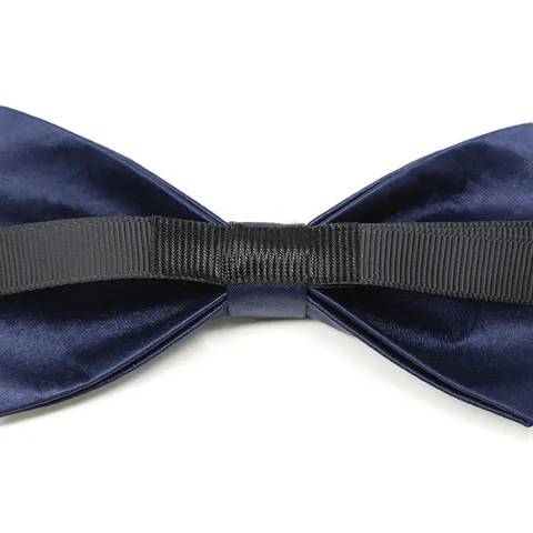 Farfallino Formale da Uomo Casual in Seta di Poliestere Tinta Unita Matrimonio Sposo Festa Abito Accessorio per Collo