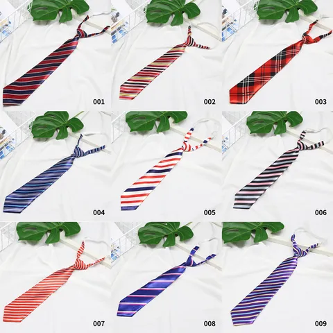 JK Uniforme Cravatta A Righe Cravatta A Cerniera Pigra Per Studenti Uniforme Scolastica Accessorio Di Moda Quotidiano Casual