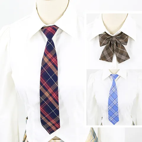 Γυναικείο JK Uniform Καρό Γραβάτα Casual Σχήμα Βέλους Στολή Ναυτικού Παπιγιόν Γραβάτα Καθημερινό Πάρτι Αξεσουάρ Mόδας
