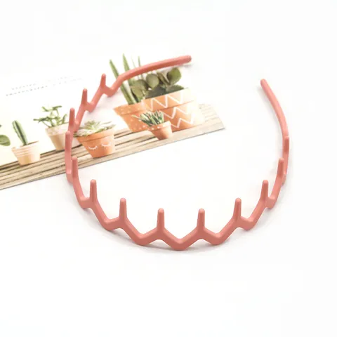 Korean Style Wave Toothed Frosted Headband For Women Minimalist Hair Hoop For Makeup Face Washing Fixing Hair Fashion Accessories