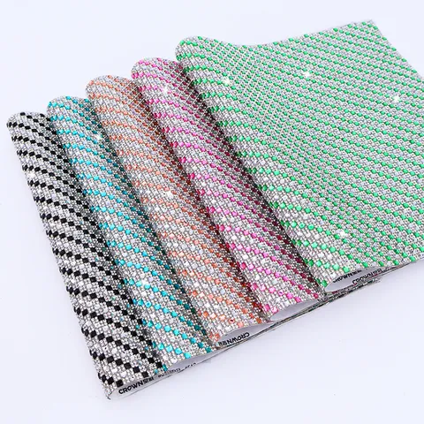 Crystal Glass Rhinestone Sticker Self Adhesive Diamond Patch Decorative Mosaic Sticker Home DIY Craft Accessories