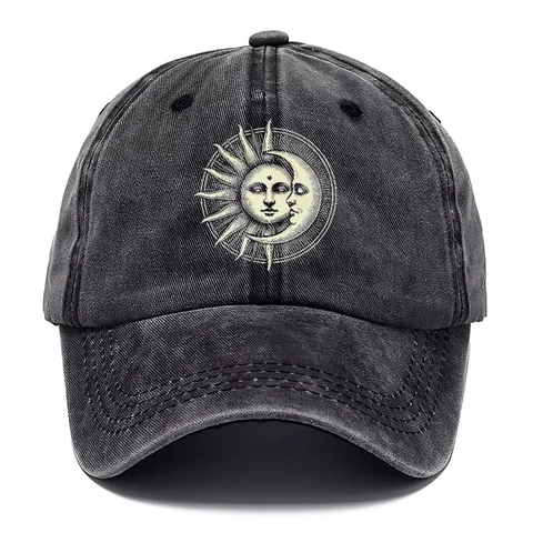Cappello da Baseball in Cotone Lavato Vintage Protezione Solare Sport All'aperto Unisex Regolabile Casual