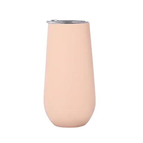 6oz Stainless Steel Vacuum Insulated Egg-Shaped Cup Portable Double Wall Beer Juice Coffee Mug With Lid For Home Car Office