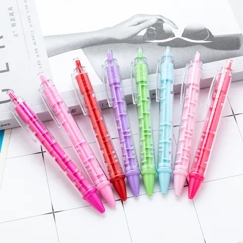 Novelty Maze Ballpoint Pen Creative Puzzle Decompression Student Stationery Colorful Transparent Plastic Ball Pen Office Supplies