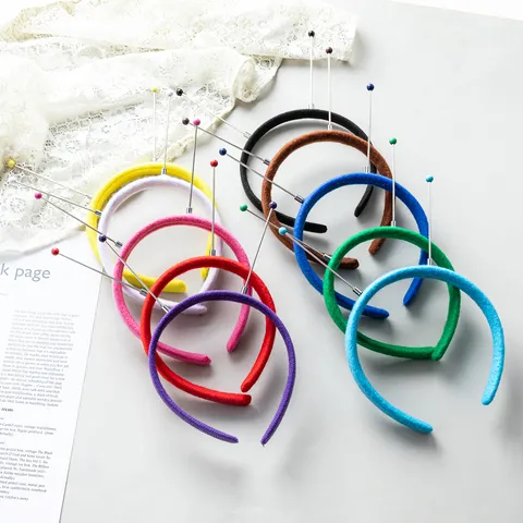 Kreative DIY Perlen Haarreif Stoff Haarring Party Kopfbedeckung Bunte Antenne Haarschmuck Für Damen Herren