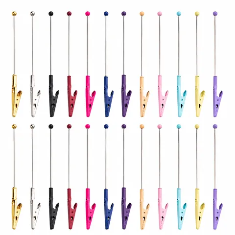 Creative DIY Metal Crocodile Note Card Clips Beaded Memo Clip Holder For Office School Desk Accessories Stationery