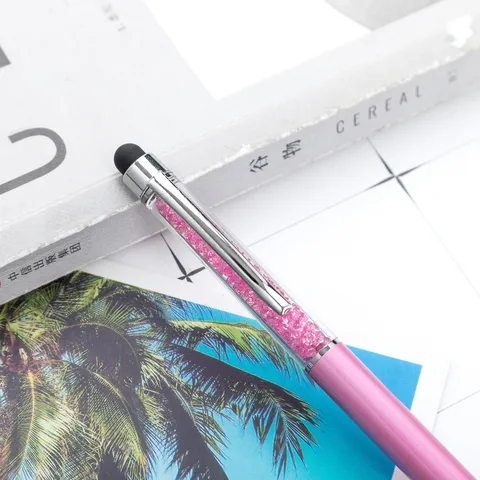 Metal Crystal Touch Screen Ballpoint Pen Office School Writing Pen Luxury Rhinestone Ballpoint Pens Gift