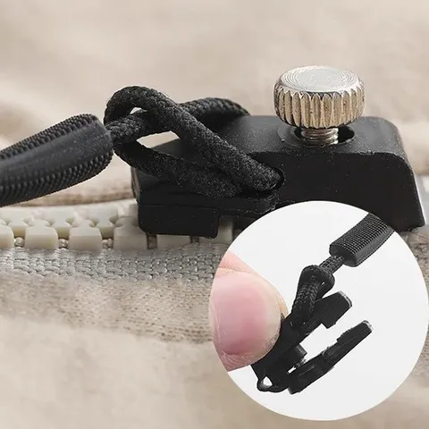 Universelles Abnehmbares Reißverschluss Reparaturset Kunststoff Reißverschlusskopf Ersatz Set Für Gepäck Jacken Taschen Kleidung Zubehör