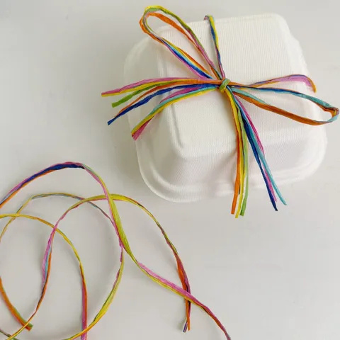Nastro Di Carta Di Rafia Arcobaleno Per Confezioni Regalo Spago Colorato Per Imballaggio Per Pasticceria Artigianato Fai Da Te Fiorista