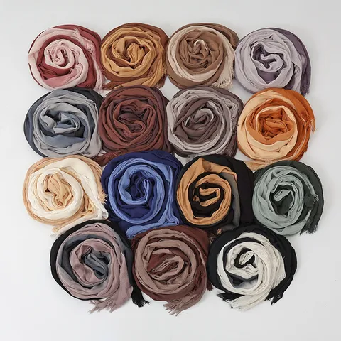 Women's Gradient Scarf Lightweight Viscose Long Scarves Casual Resort Style Sun Protection Warm Neck Scarf