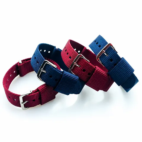 Cinturino per Orologio in Tessuto di Nylon Universale Cinturino di Ricambio con Fibbia
