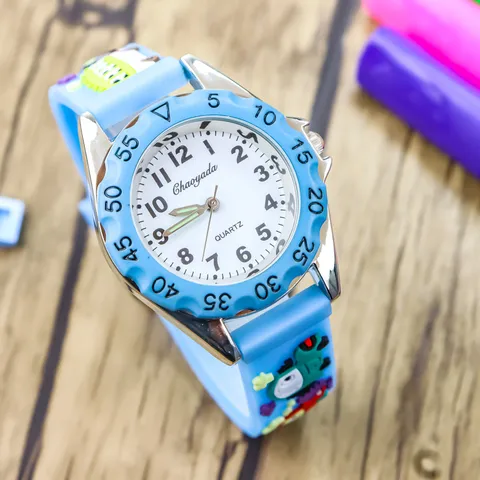 Montre à Quartz Électronique pour Enfants Mignonne Montre-Bracelet Jouet Bus Scolaire Étanche Lumineuse Étudiant Pour Garçons Et Filles