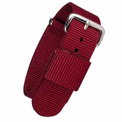 Cinturino per Orologio di Ricambio in Tessuto di Nylon Universale con Fibbia in Metallo